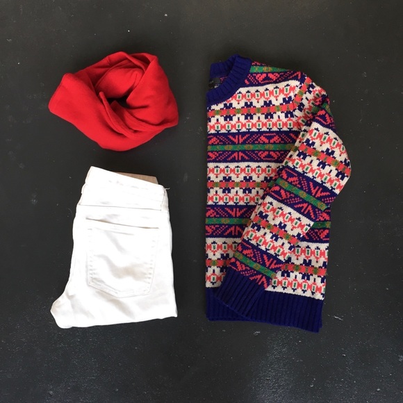 J.Crew | XXS | Sweater Fair Isle Oversized Wool - Picture 3 of 8